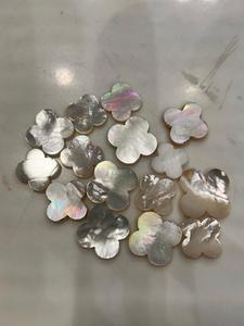 Pierre précieuse naturelle Alhambra pour la fabrication de bijoux pierre en forme de fleur cornaline malachite blackonyx vadrouille commandes personnalisées - Product Image 3