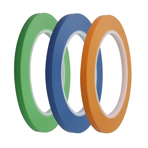 Custom High-Temp Automotive Paint Masking Tape PVC and Rubber Adhesive Fine Lines Tape for Curves