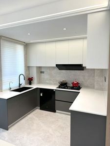 Juego de muebles de gabinete de madera hechos a medida con diseño moderno para Villas de alta gama. - Product Image 5