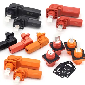 6mm 8mm 12mm 1 Pin Connector With High Voltage 200a 250a 350a Energy Storage Ip68 Cable Plug Connectors