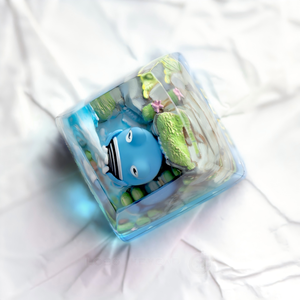 Keycap artisanal en résine <span class=keywords><strong>Poliwag</strong></span> Pokémon imprimé en 3D, usinage CNC, série dégradée, touches foncées - Product Image 6