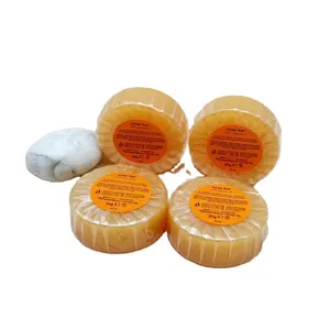 Factory Wholesale Luxury Hotel Guest Room Disposable 5 Star 50g Mini Round Skin Care Soaps