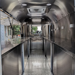 Camión de comida móvil totalmente equipado con carrito de café, carrito de helados y dulces, caravana móvil con cocina completa para patatas fritas para perros calientes - Product Image 3