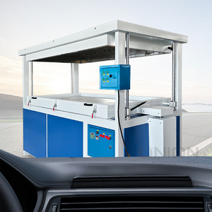 Machine de formage sous vide automatique pour la restauration de tableau de bord automobile, revêtement en cuir PU et plastique ABS PVC PMMA - Product Image 1