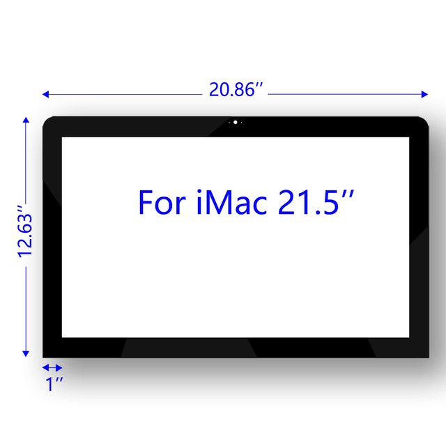 Wholesale 21.5" LCD Glass Cover Front Panel for Apple iMac A1418 A2116 Replacement Screen Glass