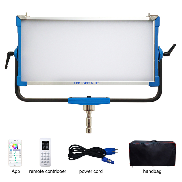 Film Making Camera Equipment 300W AI-3000BI Bi-color Panel Video Light Photographic Studio youtube Premium Video Lighting
