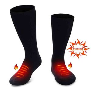 Étui à piles à deux piles Chaussettes chaudes pour les pieds en plein air Chaussettes en coton chauffantes Chaussettes de <span class=keywords><strong>ski</strong></span> de sport pour hommes femmes Hiver - Product Image 1