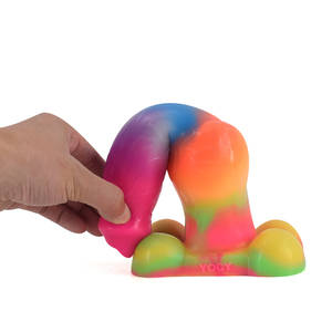Juguete Sexual Luminoso YOCY, Nuevo Producto, Fantasía de <span class=keywords><strong>Pastor</strong></span> Alemán, Pene Animal, Perro Sangriento con Nudo Grande para Mujeres, Masturbación, Tapón Anal - Product Image 4