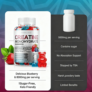 Integratore sportivo gommose monoidrato creatina per la crescita muscolare 90 Gummies <span class=keywords><strong>GMP</strong></span> certificate - Product Image 5