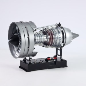 Motore Turbofan Civile Interamente in Metallo, Assemblato e Funzionante, Regalo Decorativo DM121, Cina Continentale 14+ - Product Image 2