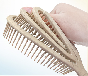 Cepillo de Paja de Trigo Ventilado para Masaje del Cuero Cabelludo y Desenredado, Cepillo de Pelo Tipo Paleta para Salón - Product Image 5