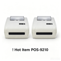 Imprimante d'étiquettes thermiques ZJ POS9210 pour expédition, USB filaire et sans fil, imprimante thermique de codes-barres, rouleau de bordereaux 4x6 100x50