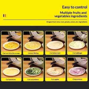 High quality Brand Commercial Cutting Slicer Machine PLC Core Components 1 Year Warranty <b>Multifunctional</b> Fruit <b>Vegetable</b> - Product Image 4