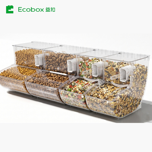 Grand bac à pelle pour aliments pour animaux, céréales, noix, produits biologiques – Bac à pelle pour supermarchés et magasins de détail - Product Image 1