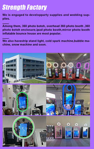 Photomaton PT Hire Master Tower Large Magic Mirror avec appareil photo reflex numérique, angle élevé, boîtier en bois complet, écran intelligent de 15,6 pouces, fitness et bien-être - Product Image 4