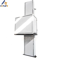 Nouvelle plateforme élévatrice automatique 1M, fauteuil monte-escalier à chaîne, en alliage d'aluminium, capacité de charge 350kg, pour hôtels et usines.
