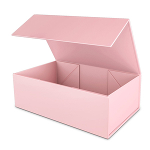 Boîtes cadeaux pliantes de luxe personnalisées en carton ondulé avec fermeture magnétique - Product Image 4