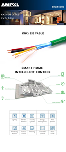 <span class=keywords><strong>Cable</strong></span> de control de BUS de alta calidad 2x2x0,8mm Eib <span class=keywords><strong>Knx</strong></span> <span class=keywords><strong>Cable</strong></span> para edificio inteligente 100M <span class=keywords><strong>Knx</strong></span> - Product Image 6