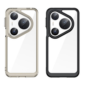 Coque de téléphone acrylique antichoc transparente colorée de livraison rapide pour Huawei Pura 80 Ultra - Product Image 5