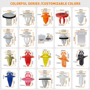 Fixation et clip en <span class=keywords><strong>plastique</strong></span> automobile en gros QGC-B082 la taille la plus courante Para Autos Push Nylon <span class=keywords><strong>Rivet</strong></span> pour <span class=keywords><strong>Toyota</strong></span> Pickup - Product Image 5