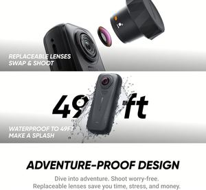 Cámara Deportiva Insta 360 X4 Air Ligera con Lentes Intercambiables, 8K HD CMOS, Resistente al Viento y a las Sacudidas, Ideal para Vlogs - Product Image 6