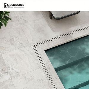 Pavimentadoras Buildgres de estilo travertino de 10mm combinadas con antideslizante <span class=keywords><strong>para</strong></span> uso en el vestíbulo, baldosas de porcelana <span class=keywords><strong>para</strong></span> exteriores - Product Image 3