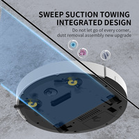 Robot intelligent avec application de contrôle Aspirateur automatique pour robot humide et sec avec balayage et serpillière pour la maison