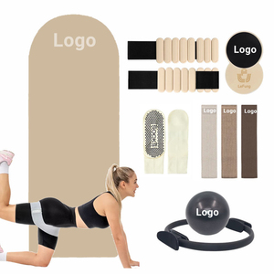 Fabbrica su misura Logo bilanciere con manubrio in Silicone anello di potere materassino Yoga Set Fitness Yoga <span class=keywords><strong>Pilates</strong></span> accessori per la palestra di casa - Product Image 3