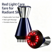Masseur de drainage lymphatique 3-en-1 amincissant et remodelant avec lumière rouge, chaleur et vibrations pour la réduction de la cellulite sur tout le corps