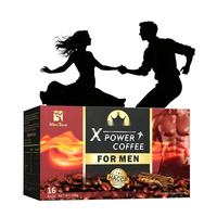X-Power Café Énergétique Masculin Naturel, Boost d'Endurance avec Maca pour des Performances Longues Durée – Café Instantané Bio Maca Noire Énergisant pour Hommes
