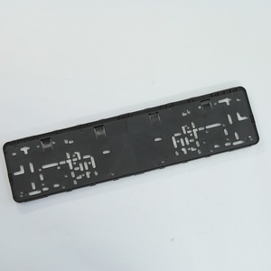 Cadre de plaque d'immatriculation européenne en plastique personnalisé, impression de <span class=keywords><strong>logo</strong></span>, <span class=keywords><strong>logo</strong></span> 3D, support de plaque d'immatriculation, couverture de plaque d'immatriculation, cadre de plaque d'immatriculation de voiture - Product Image 2