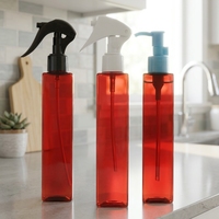 Bouteilles en plastique PET vides Xypackaging avec pulvérisateur à gâchette 200 ml (6,7 oz) – Contenants distributeurs de liquide pour désinfectant pour les mains avec pompe pulvérisatrice