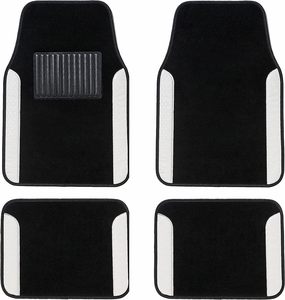 Tapis de voiture antidérapants en nylon de 2 mm d'épaisseur, motif flocon de neige laser violet arc-en-ciel, 4 pièces, pour SUV, berlines et fourgonnettes universelles - Product Image 3