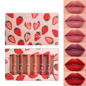 Etiqueta privada Ylie 6 Juego de brillo de labios de terciopelo mate Esmalte de labios impermeable de larga duración Juegos de regalo de maquillaje de lápiz labial personalizable - Product Image 5