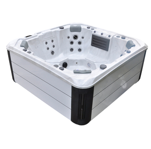 Bain à remous Aristech Balboa extérieur en acrylique blanc pour 7 personnes autoportant avec massage à <span class=keywords><strong>pompe</strong></span> à chaleur Caractéristiques du bain à remous Lazy River - Product Image 5