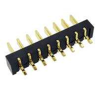 Conector USB tipo C macho 3 ~ 15 pines chapado en oro paso de 2,5mm enchufe recto de 180 grados enchufe de batería para ordenador portátil