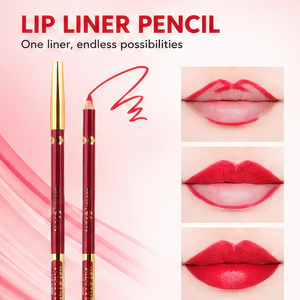 Crayon à lèvres naturel minéral anti-adhésif avec gloss et marqueur de positionnement pour tatouage des lèvres, pour un look naturel, logo personnalisé - Product Image 1