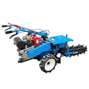 Trancheuse à chaîne autotractée à tarière avant pour le pré-creusement et le creusement <span class=keywords><strong>de</strong></span> fossés dans les sols durs, pour la construction <span class=keywords><strong>de</strong></span> pipelines agricoles et d'irrigation - Product Image 1
