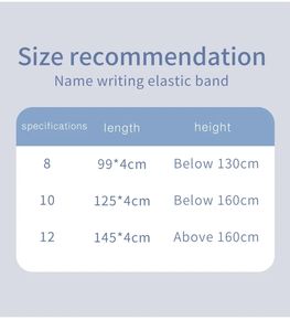 สายยางยืดแบบใหม่ สามารถเขียนชื่อ หมายเลข 8/10/12 ได้ สายรัดโยคะ สายรัดออกกำลังกาย อุปกรณ์เสริมสำหรับการออกกำลังกาย - Product Image 6