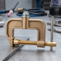 Pince de terre robuste en laiton 500A 6016 pour accessoires de machine à souder à l'arc