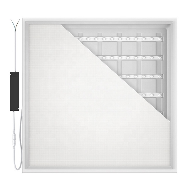 Dimmable Frameless Panel Office Lighting Aluminium 30w 60x60 RGB Ceiling Panel CCT LED Ceiling Slim Backlit Panel Superstore
