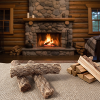 Kit de Corde à Allumer en Jute, Chanvre Naturel, Infusé de Cire, pour Allumer des Feux en Plein Air, Démarreurs de Feu pour le Camping