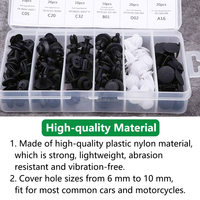 100 pièces UERYI – Kit de clips de pare-chocs et rivets de fixation pour voiture, en plastique et nylon, avec garantie de 12 mois