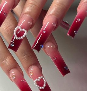 Nueva moda francesa 24 unids/set de <span class=keywords><strong>puntas</strong></span> de uñas postizas de <span class=keywords><strong>Ballet</strong></span> venta al por mayor <span class=keywords><strong>precio</strong></span> bajo Prensa en uñas - Product Image 1