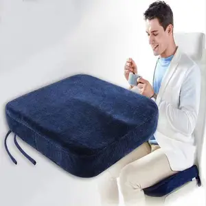 High Quality Soft Portable Square Seat Cushion Washable Knitted Memory Foam Square Office Home Car Available