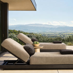 Conjunto de muebles modernos para exteriores para jardín, tumbonas de aluminio para exteriores para Hotel, tumbonas para piscina, conjunto de sillas de playa para Resort - Product Image 1