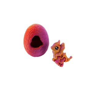 Feeron – Ensemble d'œufs de dragon imprimés en 3D à faire éclore – Coquille brisable, figurine de dragon bébé mignonne et colorée à assembler, cadeau créatif 4,8x6cm - Product Image 2