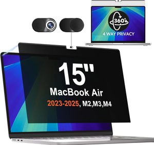 Protection d'écran magnétique anti-espion en PET souple de qualité AAA pour MacBook Air 15,3 pouces M4 2025, résistante aux rayures - Product Image 1