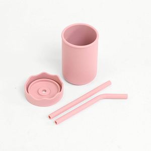 Vasos de Silicona para Bebés, Libres de BPA, Grado Alimenticio, con Pajita, para Entrenamiento de Bebés y Niños Pequeños, Novedad 2026 - Product Image 6