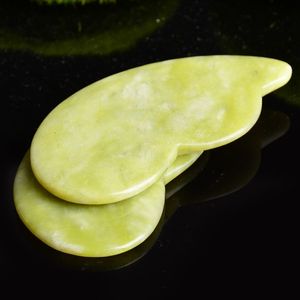 HZ vendita calda di nuovo prodotto di alta qualità pietra terapia quarzo viso verde naturale giada rullo per il viso Guasha ginocchiera coreano cura della pelle k bellezza - Product Image 6